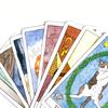 Tarot Cards 78pcs Cards Cute Tarot Deck English Visions Divination Borad Games For Family Friends ,Halloween and Christmas Gifts