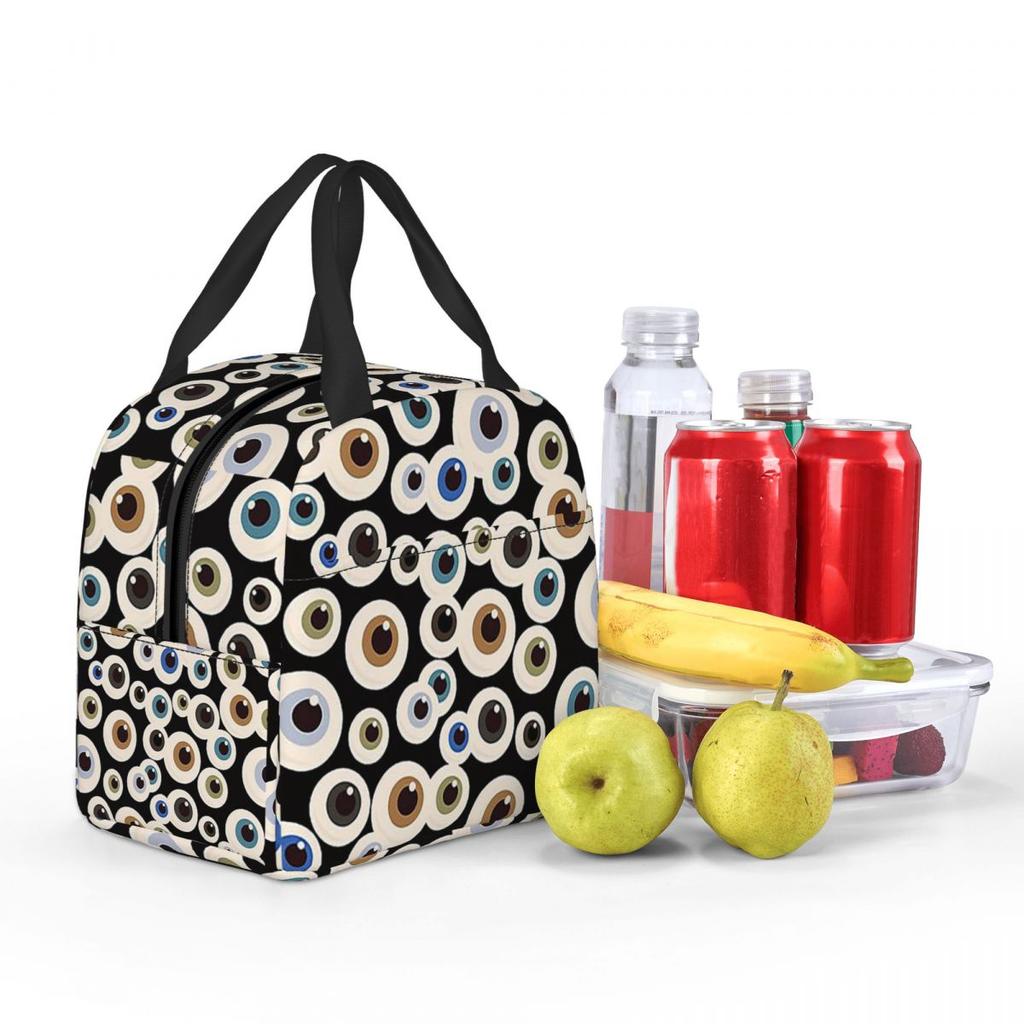 Ophthalmologist Optometrist Optometry Eye Dr Eyeballs Insulated Lunch Bag for Women Kids Food Boxes Thermal Lunch Box Tote