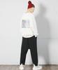 Deumakeu Wide Baggy Fit Corduroy Elastic Pants Black