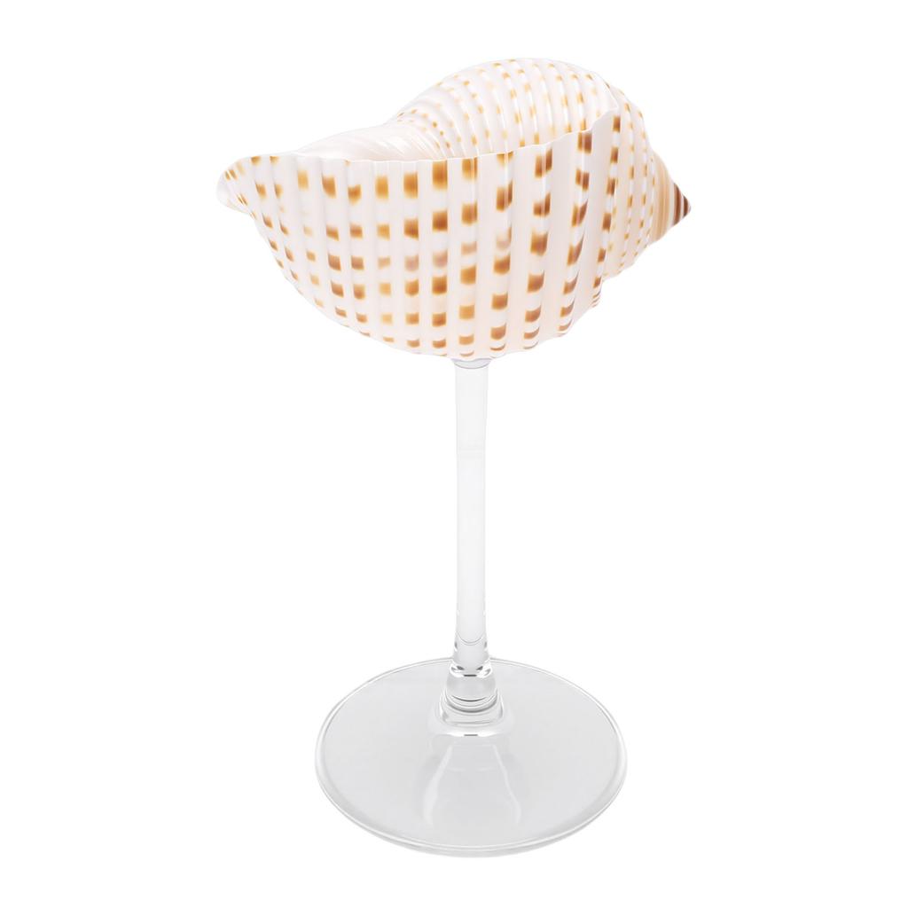 Conch Shell Wine Glass Elegant Unique Creative Drinking Goblet Cocktail Drinks Cup for Wedding Party Bar
