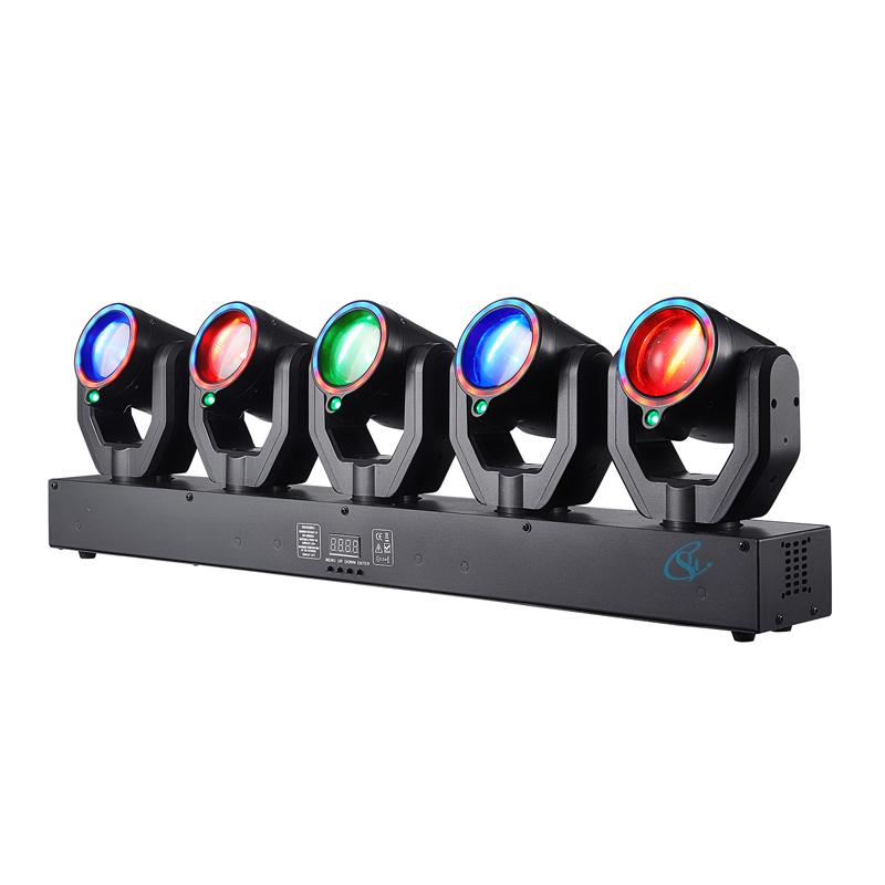 4 Heads Moving Head Stage Effect Lighting For DMX Sound Control Beam Laser DJ Disco Lamp For Events Concerts Bars Wedding