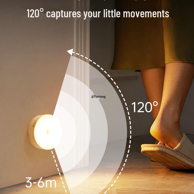 Smart Motion Sensor Night Light: Auto On/Off for Bathroom, Bedroom, Stairway, Hallway