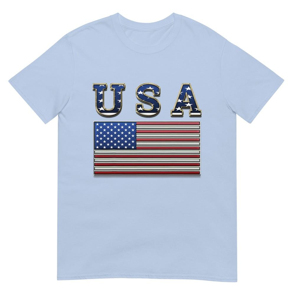 Usa American Flag United States Us Patriotic Tshirt S