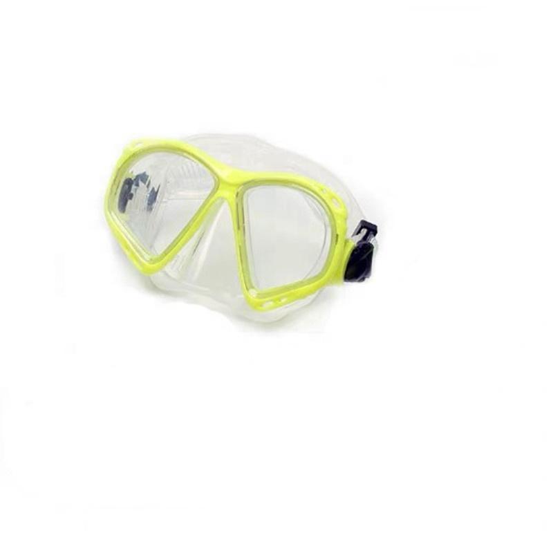 Tempered Glass Scuba Diving Goggles Dry Top Snorkeling Mask and Snorkel Set for Adults