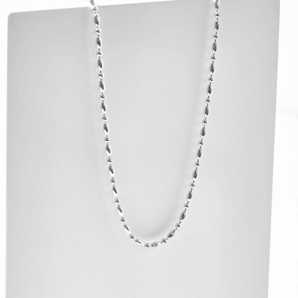 Silver925 Dual Silver Ball Necklace
