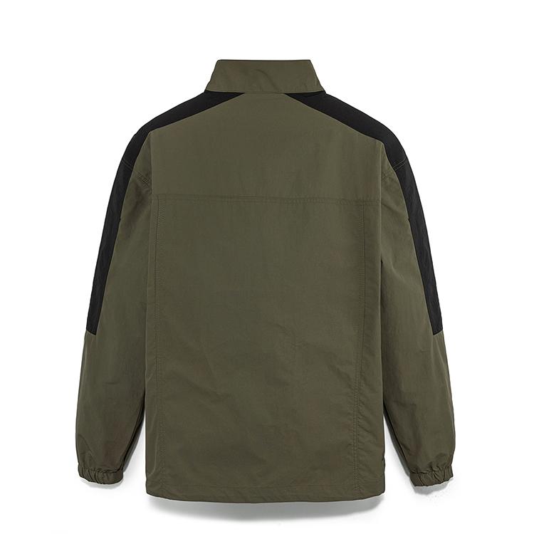 Timberland Outdoor Casual Water-Resistant Loose Fit Stand Collar Long Sleeve Jacket Men Jacket Army-Green A6FE2A58