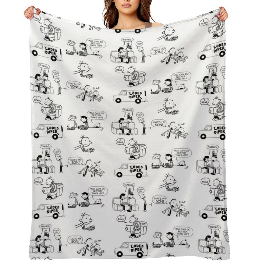 Diary of a Wimpy Kid Throw Blanket Blankets For Baby Softest Polar Stuffeds Blankets