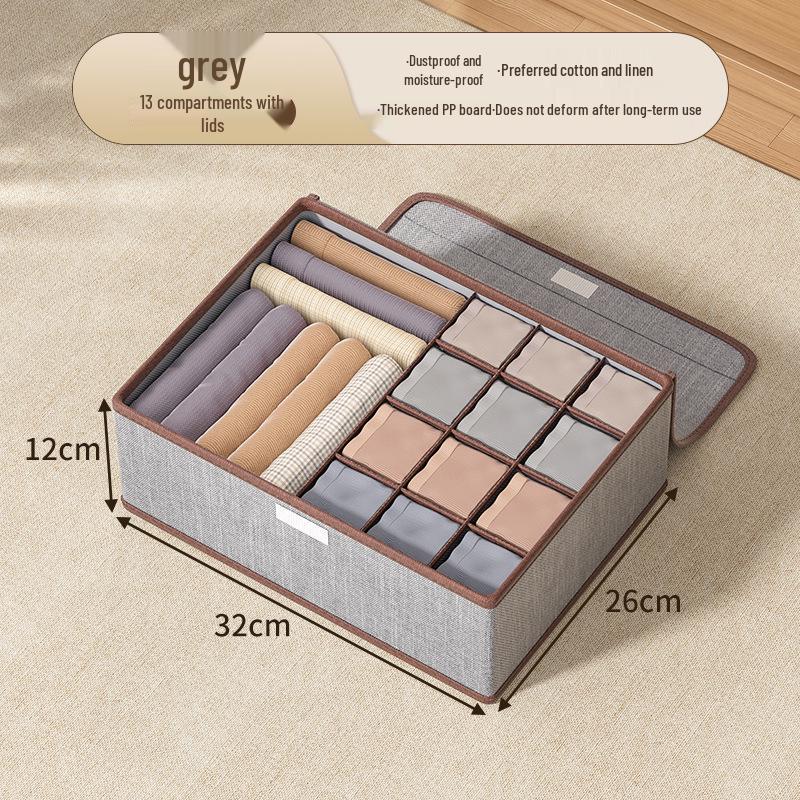 

Органайзер для нижнего белья и носков «три в одном» с крышкой