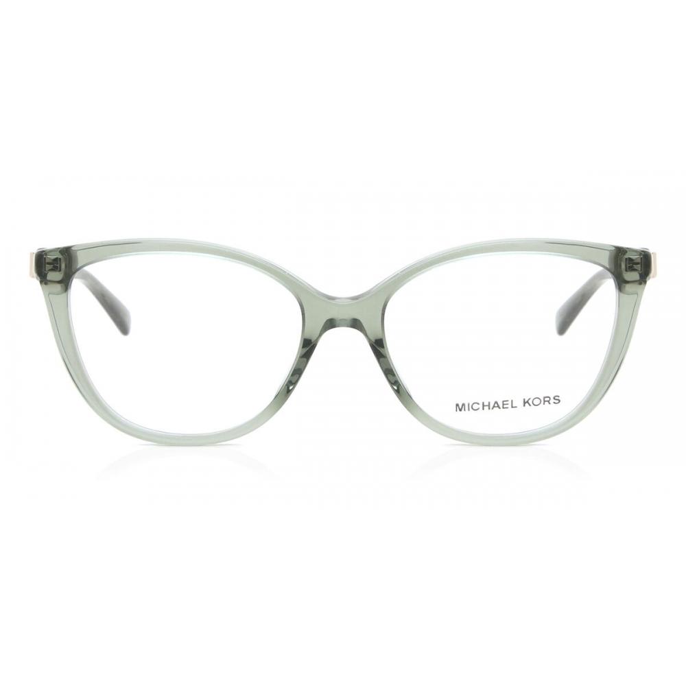 

Michael Kors Mk4109u Westminster 3944 Women Eyeglasses Transparent Green/52