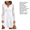 Stylish V Neck Mini Dress Elegant A Line Beach Party Short Dress Versatile Streetwear