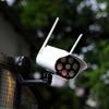 Solar magnetic monitoring light LED anti-theft wireless simulation human body induction camera wall lamp lighting street lamp