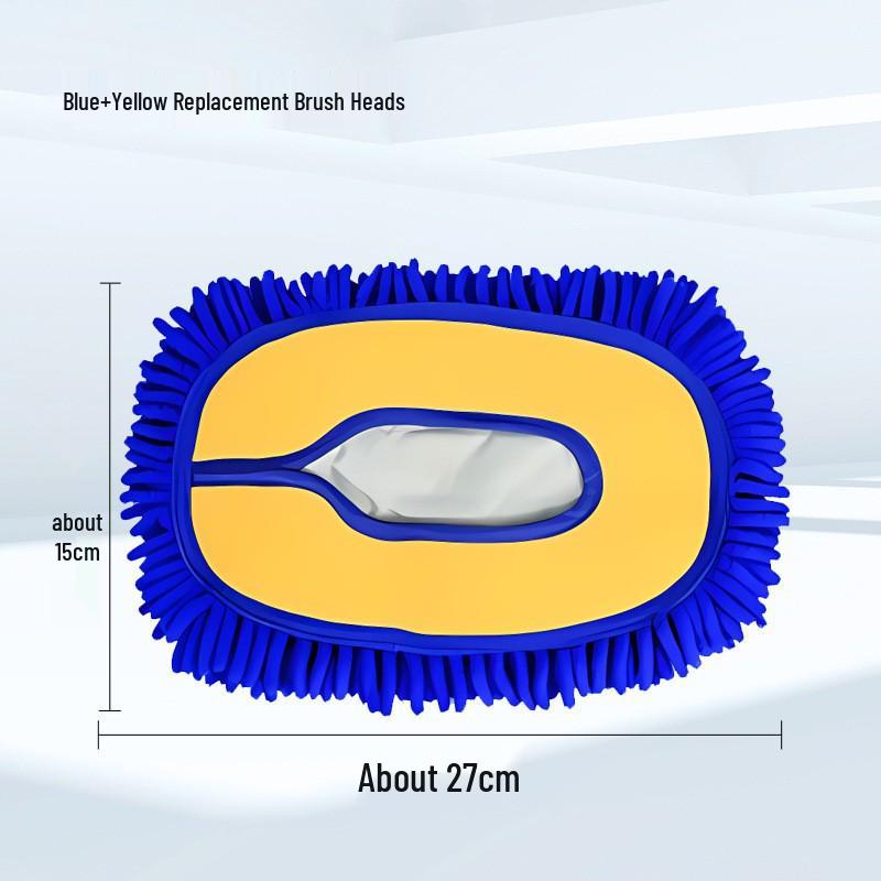 Retractable Chenille Car Wash Mop with Soft Bristles and Telescopic Handle