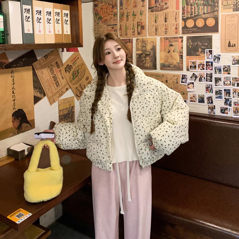Autumn Winter Thicken Warm Parka Women Casual Sweety Solid Color Big Pocket Loose Jackets Outwear