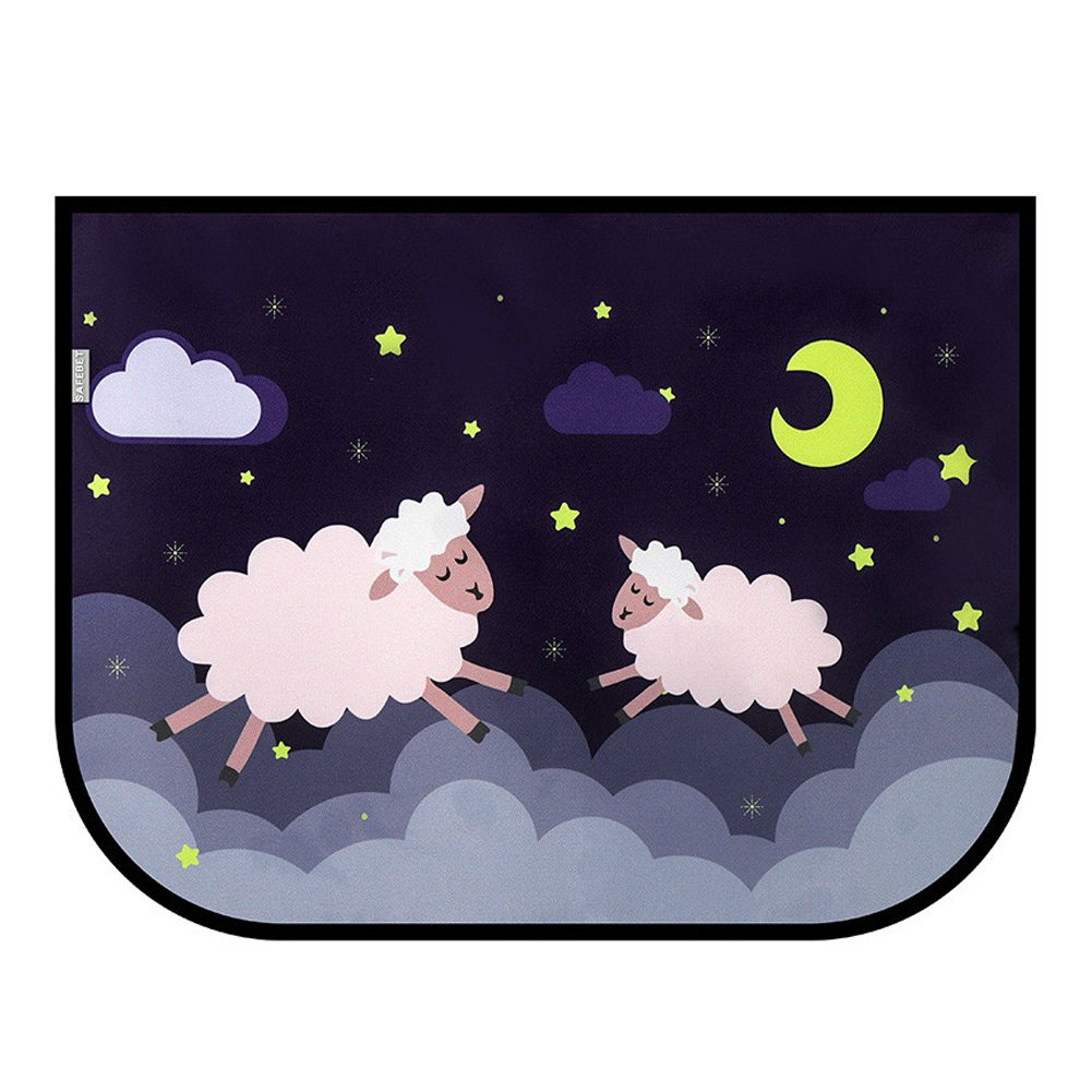 Car Magnetic Curtain In The Car Window Sunshade Cover Cartoon Universal Side Window Sunshade UV Protection For Kid Baby Children