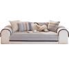 Foreign Trade Export Ins Coarse Cloth Solid Wood Cotton And Linen Sofa Cushion Striped Four-Season Sofa Cover Cushion Cover Towel Cloth Seat