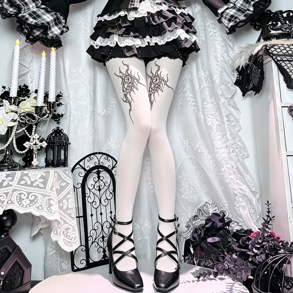 Cat Print Velvet Tights With Hip Lifting And Slimming For Casual Women