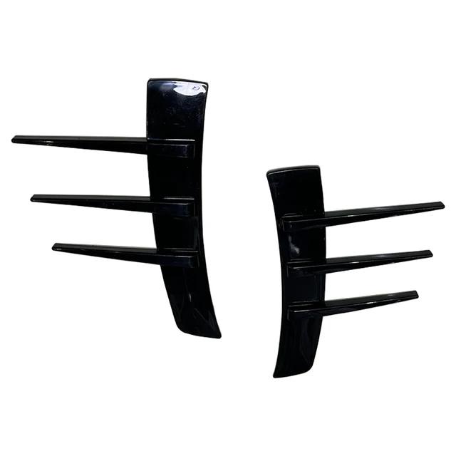 

Универсальная боковая панель крыла автомобиля, передний бампер, воздухозаборник, воздушный нож, внешняя наклейка, модификация, колесо, бровь, крыло, аксессуары чёрный