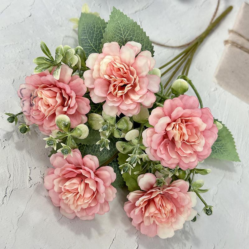Flower Artificial Peony Wedding Hotel Restaurant Decoration Ornament Desktop