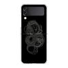 Dragon Design Clear Phone Case For Samsung Z Flip 4 5 Case Thin Transparent High Hard PC Shell On For Galaxy Z Flip 3 5 Cover