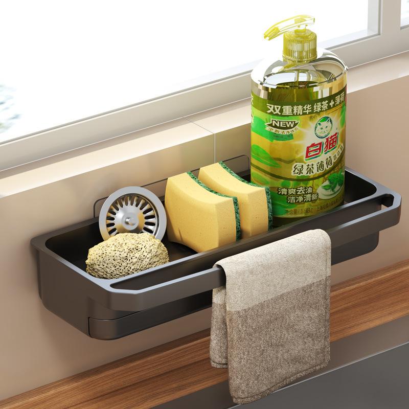 Organizzatore Lavello Cucina Scolapiatti Scaffale Autosvuotante Porta Spugna Porta Strofinaccio Porta Rubinetto Portaoggetti Saponiera Scolapiatti Accessori Cucina