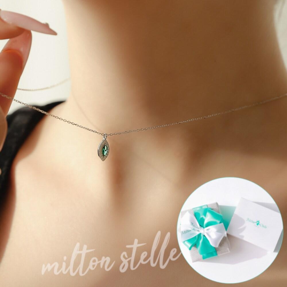 [92.5 Silver/Mabel] Dorothy 925 Silver Necklace++