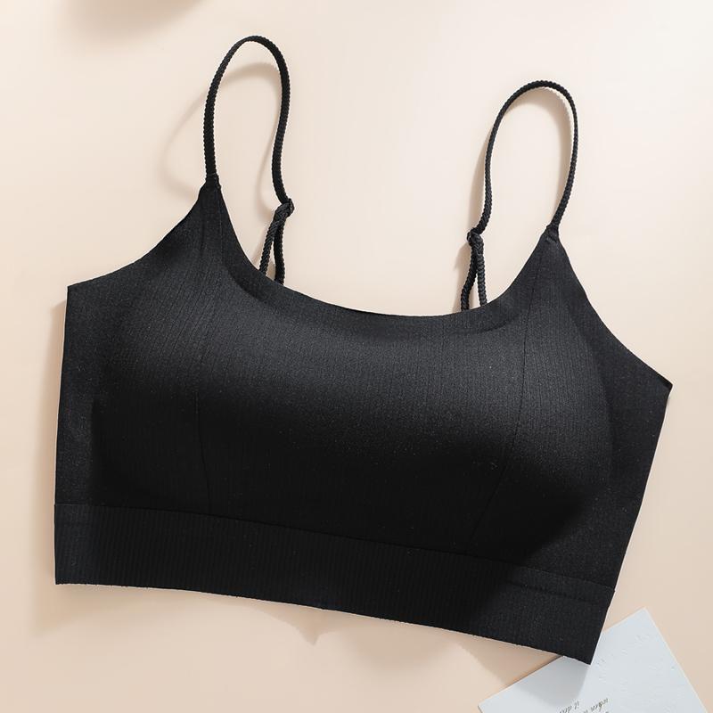 Beautiful back lingerie, girls' camisole, tank top, strapless, chest wrapped, anti glare, summer thin collection, seamless bra