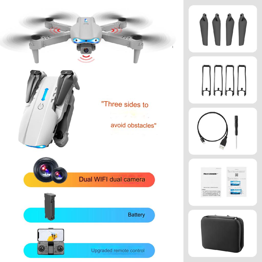 E99 K3 Pro HD 4k Dual Camera High Hold Mode Foldable Mini RC WIFI Aerial Photography Quadcopter Toys Helicopter