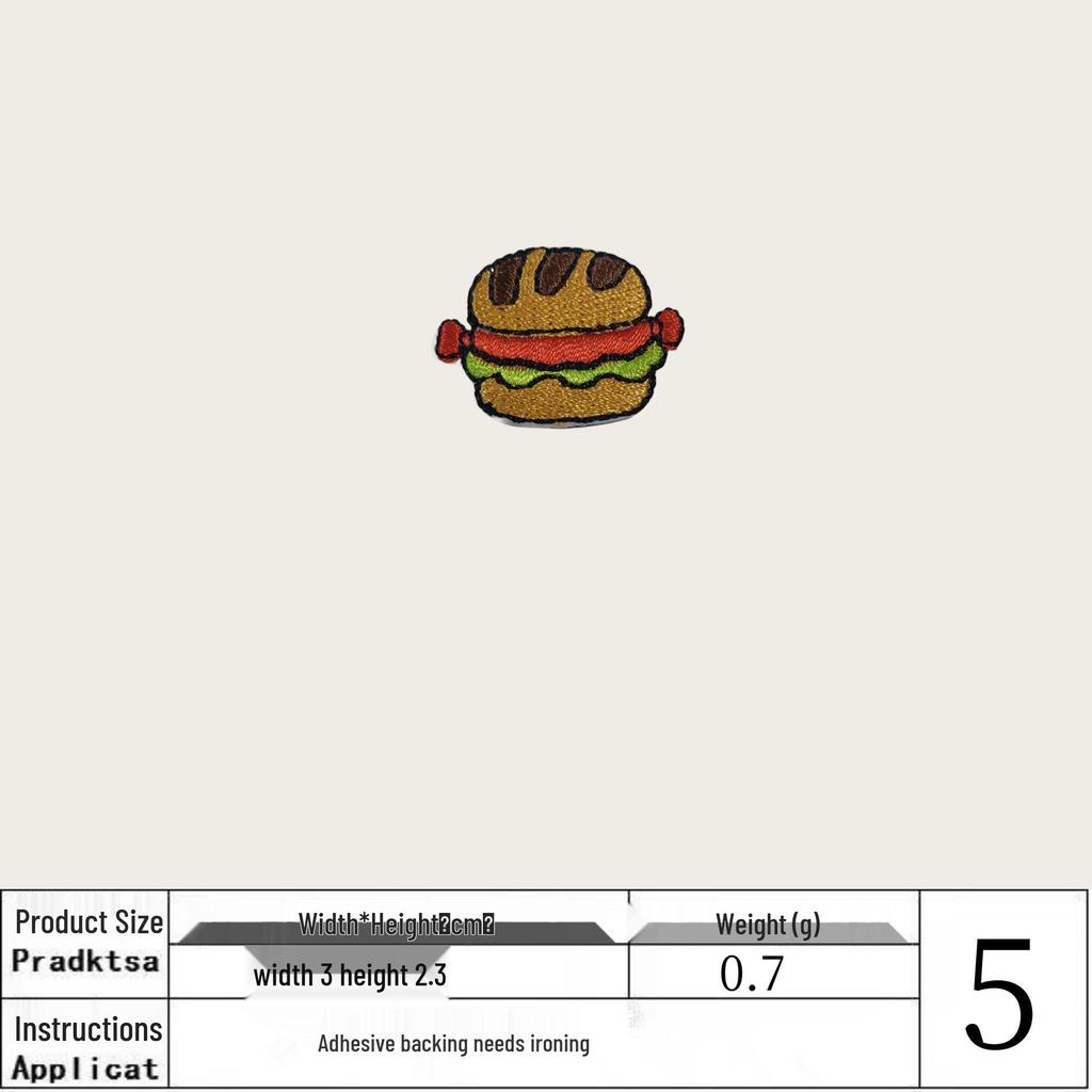 Na Yang Korean Style DIY Embroidery Patch Decorative Sticker for Clothing Accessories