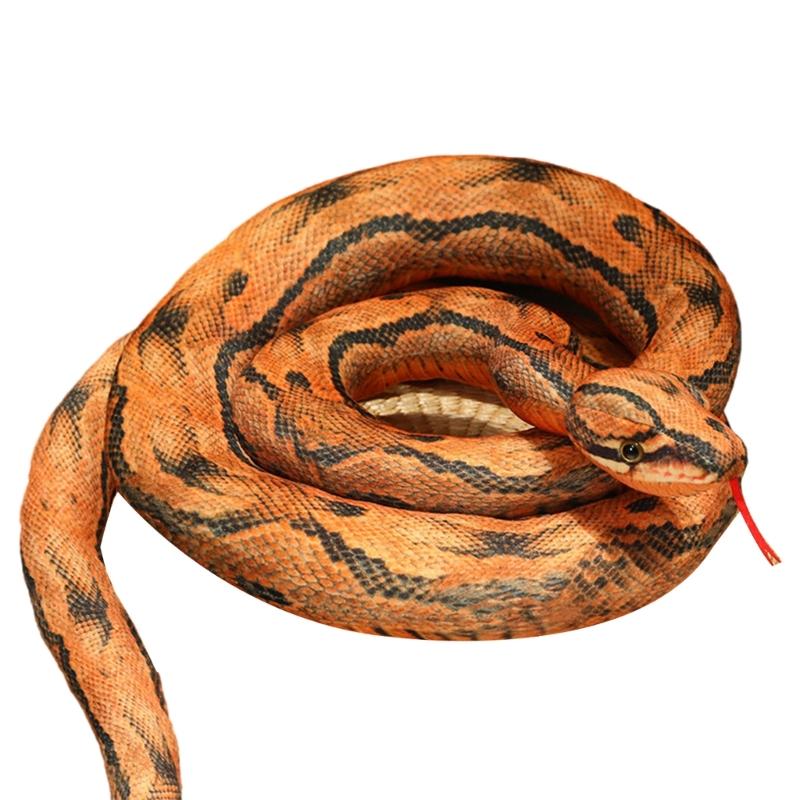 100cm Realistic Snake Stuffed Animal Toy For Home Decors and Educational Purposes Novelty Prank Plush Snake Dolls