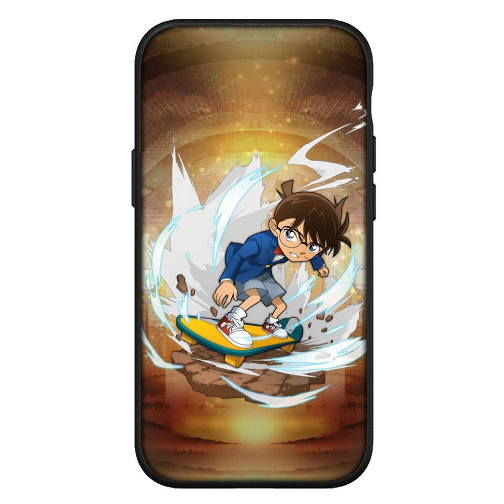 Cover for iPhone 17 16 15 Xiaomi Poco Redmi Note 14 13 12 11 Pro Max 9 16e Samsung Galaxy S25 S24 S23 OPPO Huawei Cartoon Detective Conan Phone Case