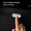 Car LED Touch Lights USB Sensor Rechargeable Reading Light Auto Door Light Roof Ceiling Lamp Car Interior Atmosphere Lamp