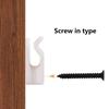 20Pcs Outdoor String Lights Clips Screw-in Plastic Hangers Hooks For Plant Baskets And String Lights Decoration