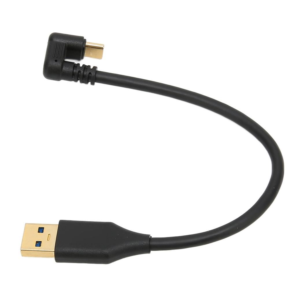 USB Cable 5Gbps USB 3.0A Male AMC To TypeC U Type Elbow ABS Data Cable for Charging Data Synchronization(1m 3.3ft )