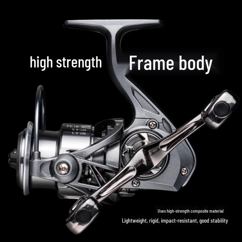BrangdyDr Balanced Double Rocker Arm Spinning Fishing Reel
