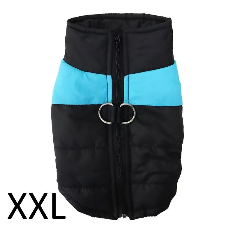 Waterproof Warm Dog Clothes Pet Coat Winter Vest Padded Zipper Jacket Dog Clothing for Small Medium Big Dogs Outfit