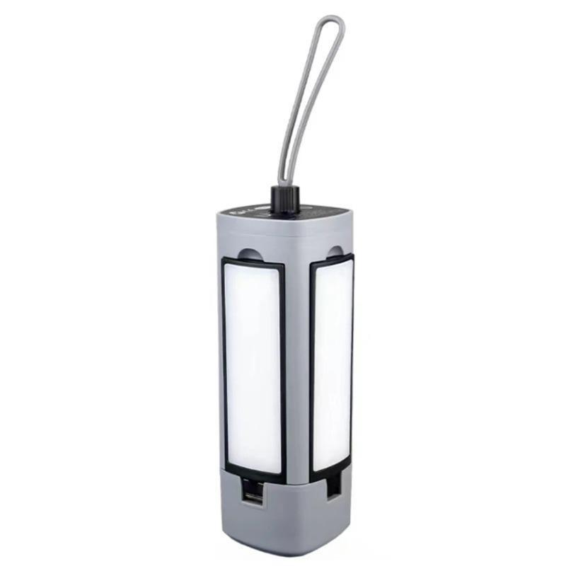 Folding Outdoor Camping Light Portable Rechargeable Hanging Tent Hanging Lantern with Battery Display Emergency Car Outdoor Lamp