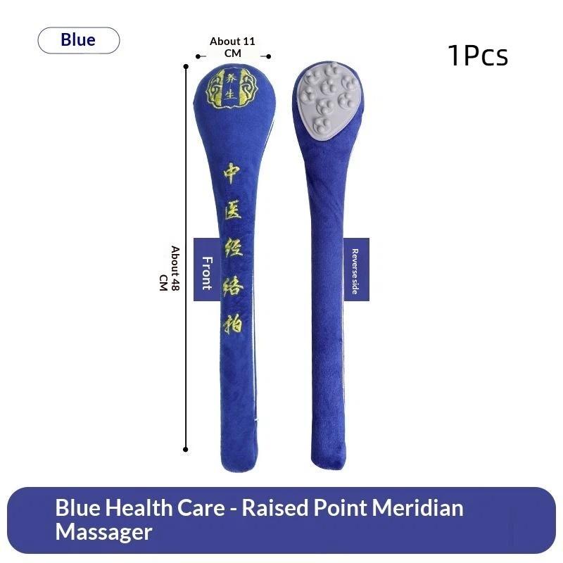 One-piece Molding Meridian Beating Hammer Sturdy Traditional Massage Rod for Waist Leg Deep Relaxation