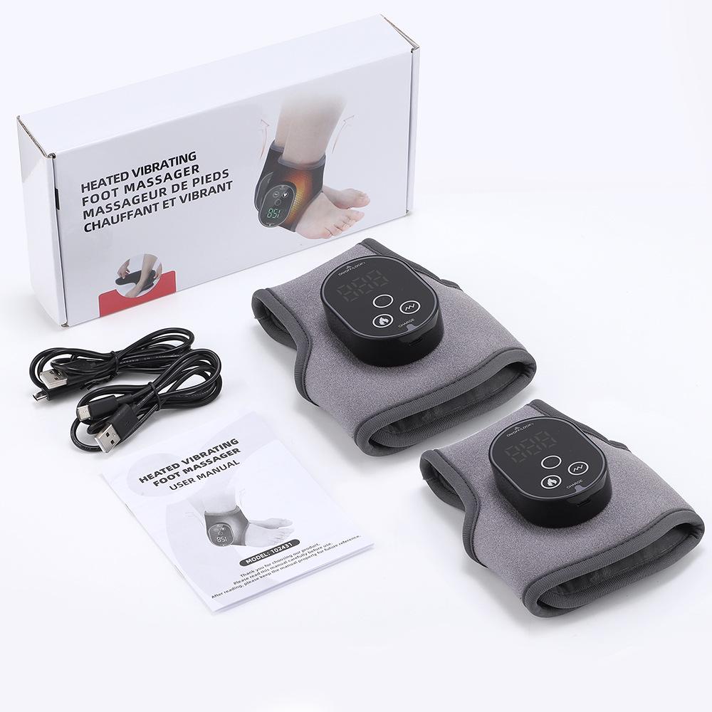 Smart Temperature Control Ankle & Sole Massager with Heat & Vibration