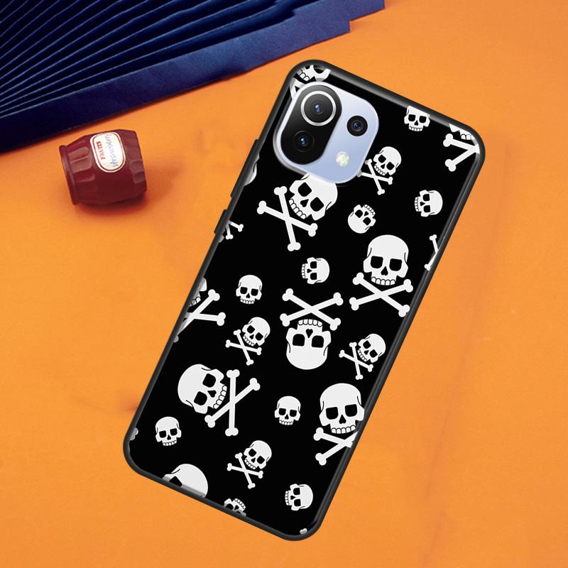 

Skull Gothic Creepy Pastel Goth Case For POCO F5 X3 X5 Pro F3 F4 X4 GT M5s C40 Cover For Xiaomi 13 11T 12T Pro 12 Lite 12X POCO M5s