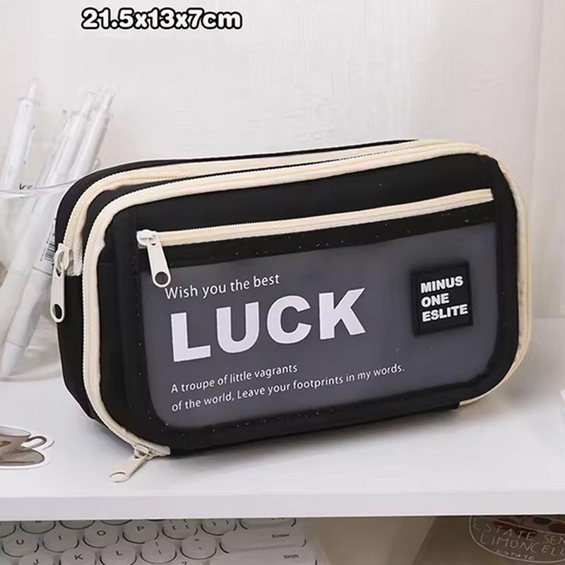 

Пенал большой вместимости с защитой от загрязнений, многофункциональная сумка для хранения канцелярских принадлежностей, школьные принадлежности, канцелярские товары, сумка для учителя