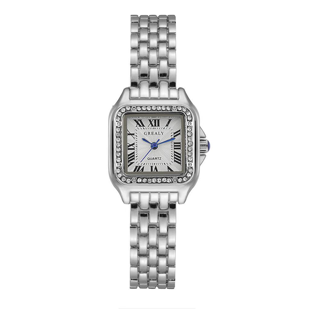 Stylish Women's Bestseller Stainless Steel Quartz Watch with Casual Business Steel Band