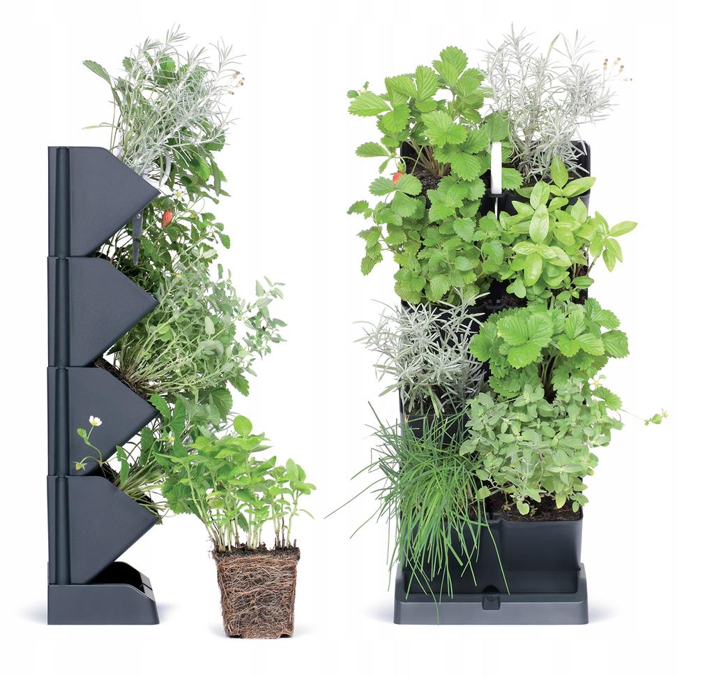 Vertical Garden Modular Pot Anthracite 48 Cm