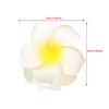 Leggero Fermaglio per Capelli in Resina Plumeria per Donna Comodo Accessorio per Vacanze al Mare con Fiore Realistico