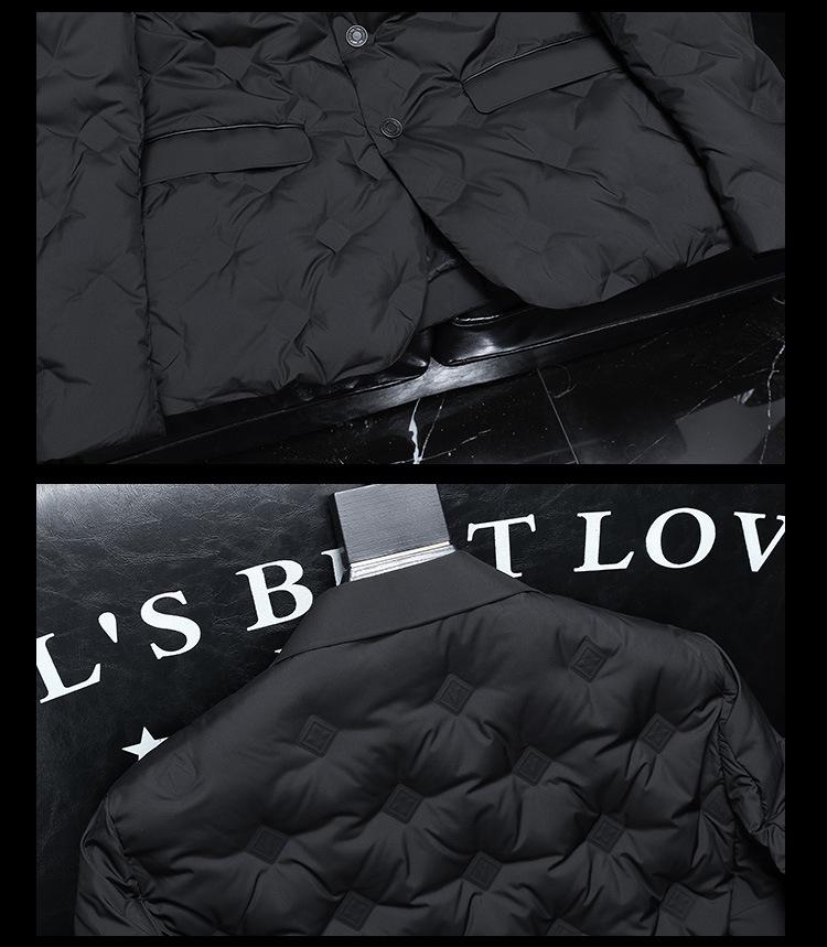 2025 Winter Korean Slim Fit Men's Down Jacket - Casual Lightweight Fashion Coat