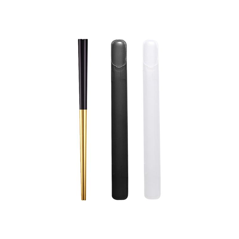 Cutie Portabilă pentru Depozitarea Pensulelor de Machiaj Creion de Sprâncene Tacâmuri Bețișoare Transparentă cu Capac Organizator Caz Instrument de Frumusețe