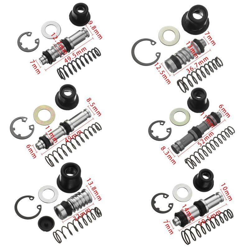 Motorcycle Clutch Brake Pump 11mm 12.7mm 14mm Piston Plunger Repair Kits Set Master Cylinder Piston Rigs Repair Accessories