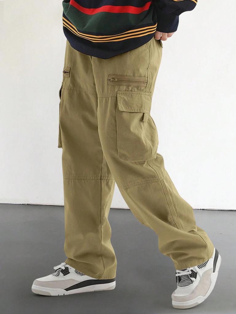 American Retro Versatile Men's Cargo Pants: Street Trend Casual 2025 Bestseller