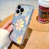 Iridescent Flowers with Gold Vines Lucency Phone Case for IPhone 14 15 16 13 12 11 17 Pro Max 12 13 Mini Soft Cover