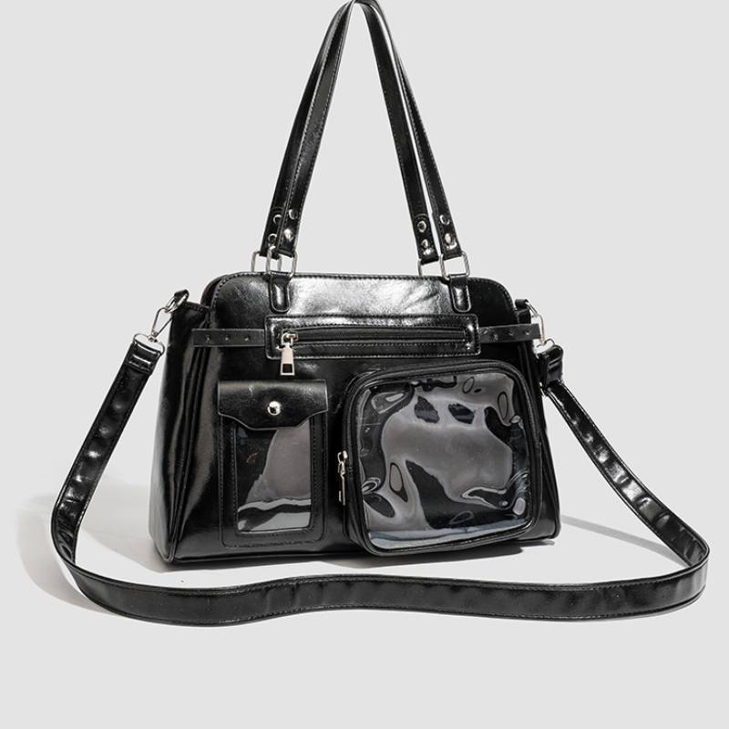 Casual Pu Tote Bag With Stitching For Daily Use In Japanese Korea Style