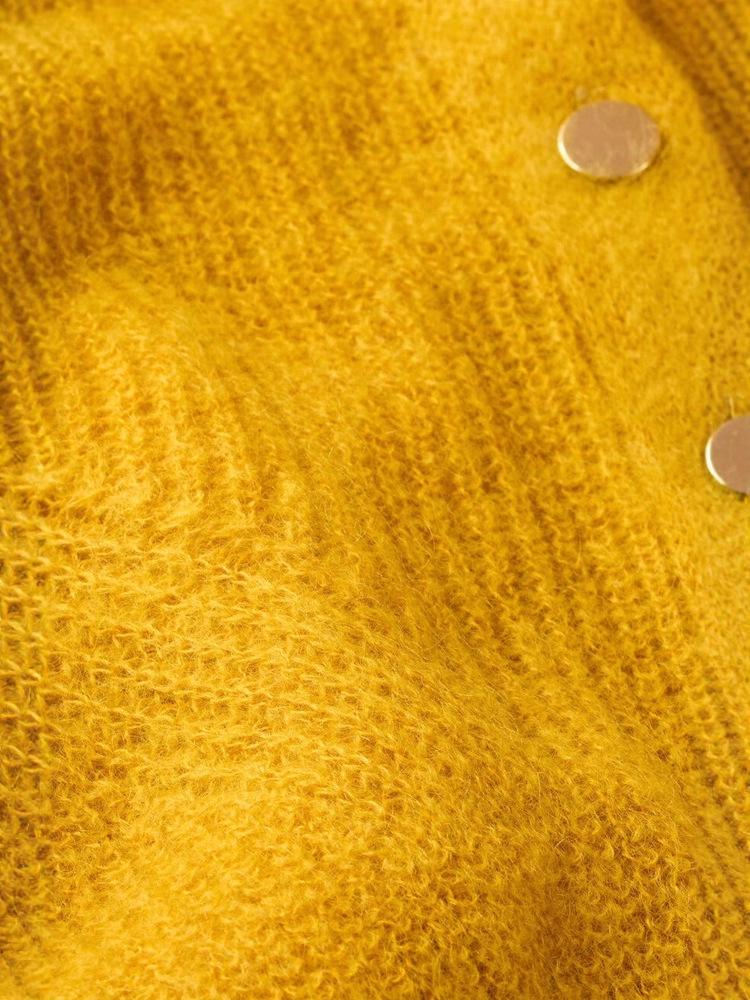 Cozy Raglan Sleeve Knit Cardigan - Versatile Autumn/Winter Sweater
